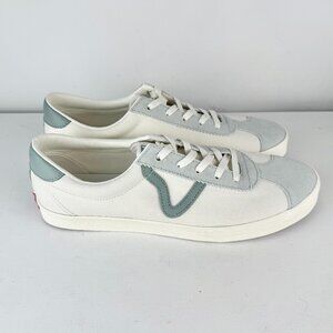 Men's 13 - VANS Tri-Tone Sport Low Skate Green /Beige Suede/Canvas Sneakers